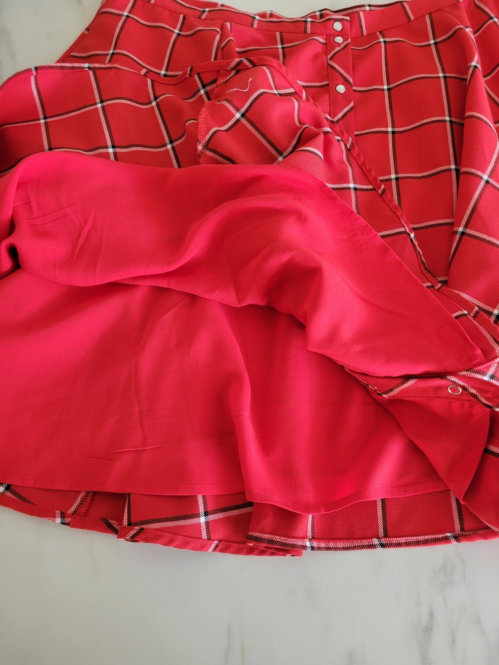Dixxon Daytona Red Checkered Skater Skirt 2X (Rare Ltd Ed) - Picture 4 of 10